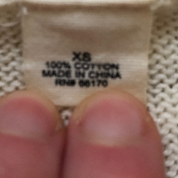 Moth | Anthropologie Cream Hooded Sweater - Picture 8 of 8